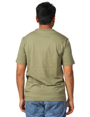 T-SHIRT UOMO K-WAY ODOM VERDE GIROCOLLO IN JERSEY DI COTONE