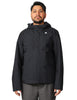 Giubbino uomo k-way jacko stretch nero in tessuto tecnico stretch con zip e cappuccio