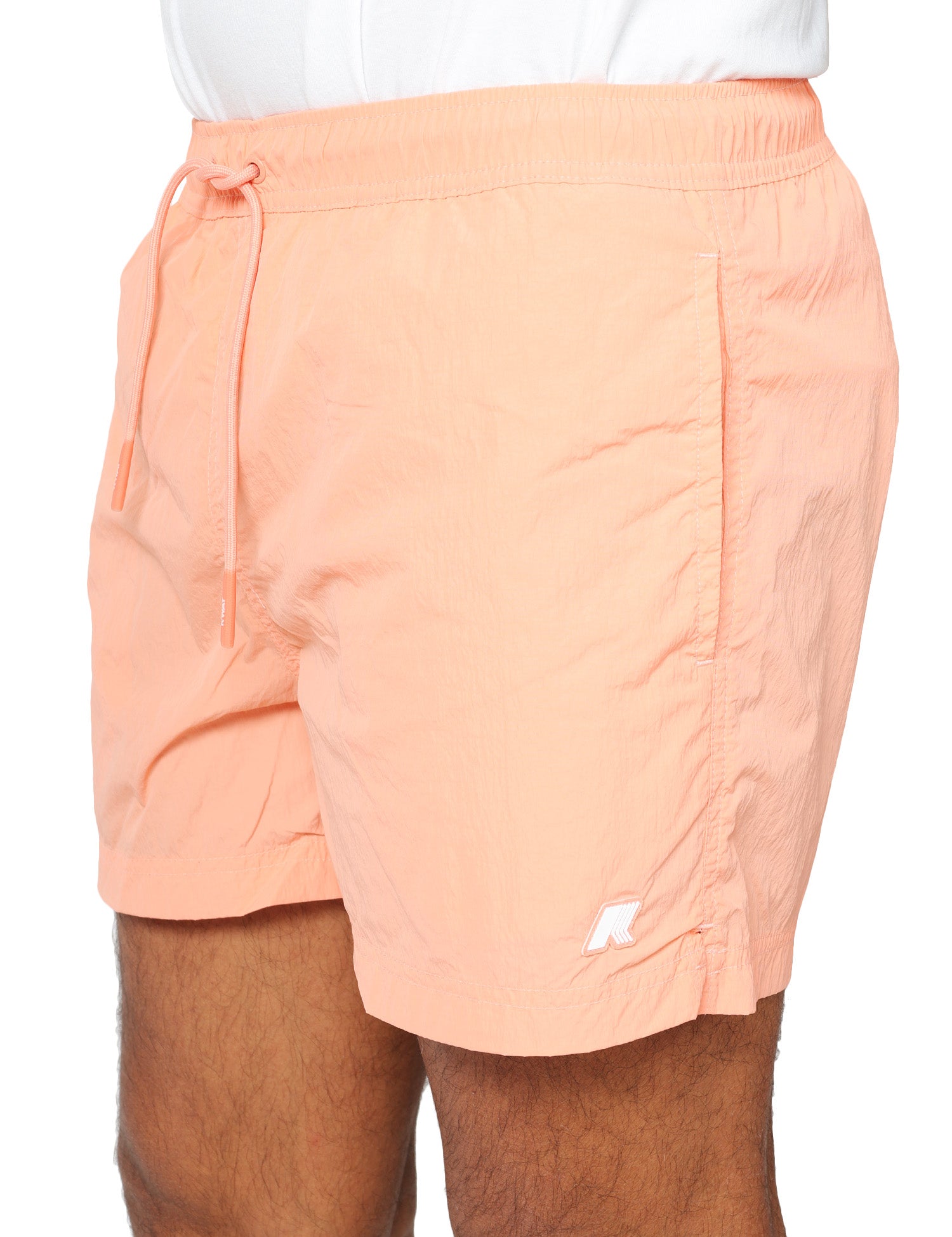 COSTUME MARE UOMO K-WAY HAZEL BEACH PINK IN TESSUTO QUICK DRY ED ELASTICO IN VITA