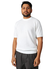 MAGLIA UOMO KANGRA GIROCOLLO CON LAVORAZIONE TRECCE E COSTE 100% COTONE