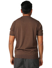 MAGLIA UOMO KANGRA CAFFè GIROCOLLO 100% COTONE