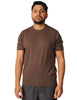 Maglia uomo kangra caffè girocollo 100% cotone