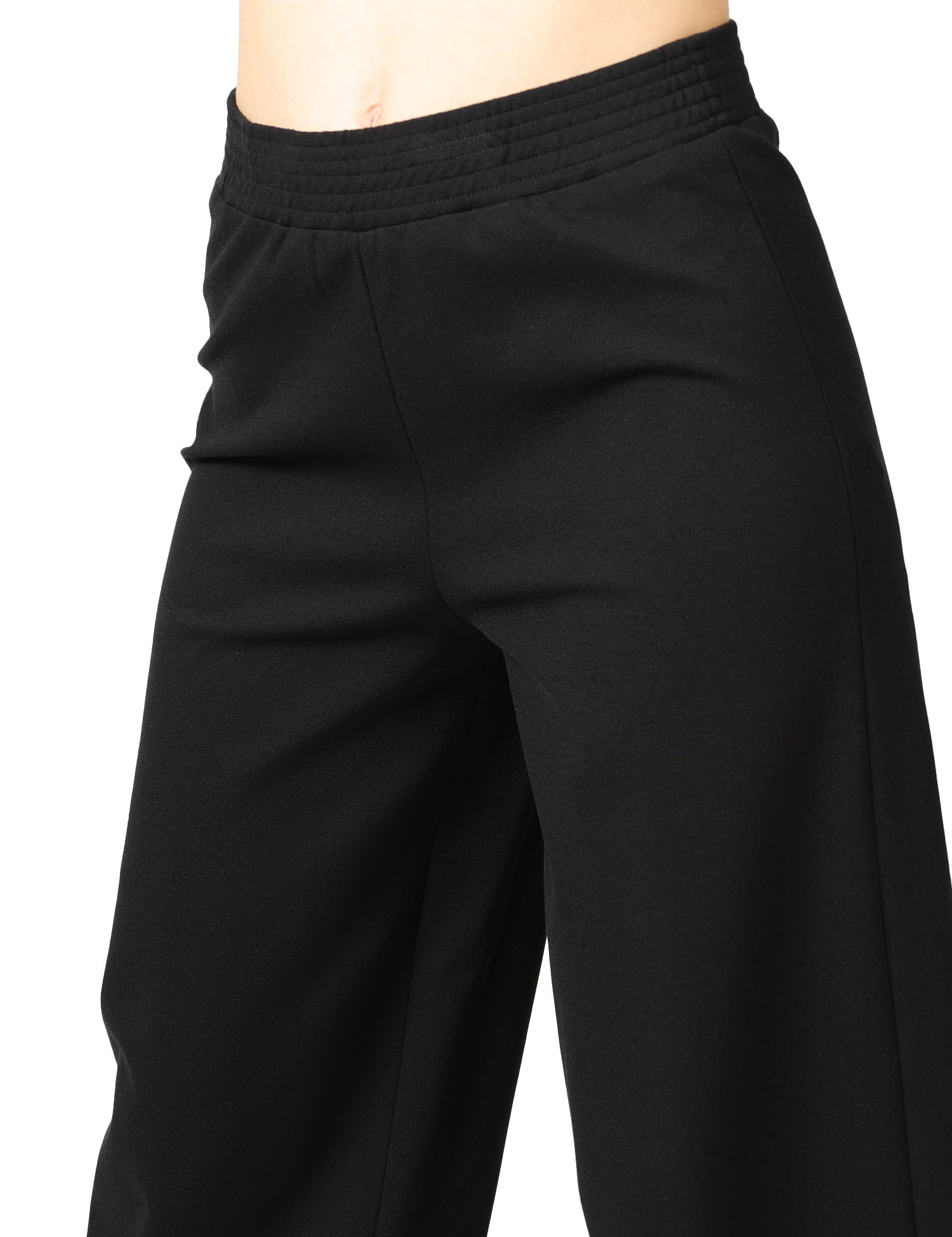 PANTALONE DONNA LIVIANA CONTI HARPER NERO IN PUNTO MILANO LINEA BALOON