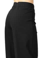 PANTALONE DONNA LIVIANA CONTI HARPER NERO IN PUNTO MILANO LINEA BALOON