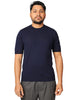 Maglia uomo masq blu girocollo a mezze maniche in cotone