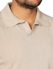 POLO UOMO MASQ A MEZZE MANICHE CON PICCOLO SCOLLO