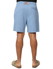 BERMUDA UOMO MC 2 SAINT BARTH BRAYDEN LIGHT BLUE IN PIQUET CON COULISSE