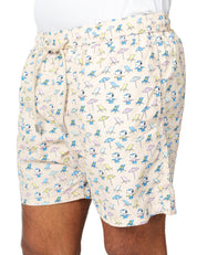 COSTUME MARE UOMO MC 2 SAINT BARTH LIGHTING BEIGE CON FANTASIA SNOOPY RELAX