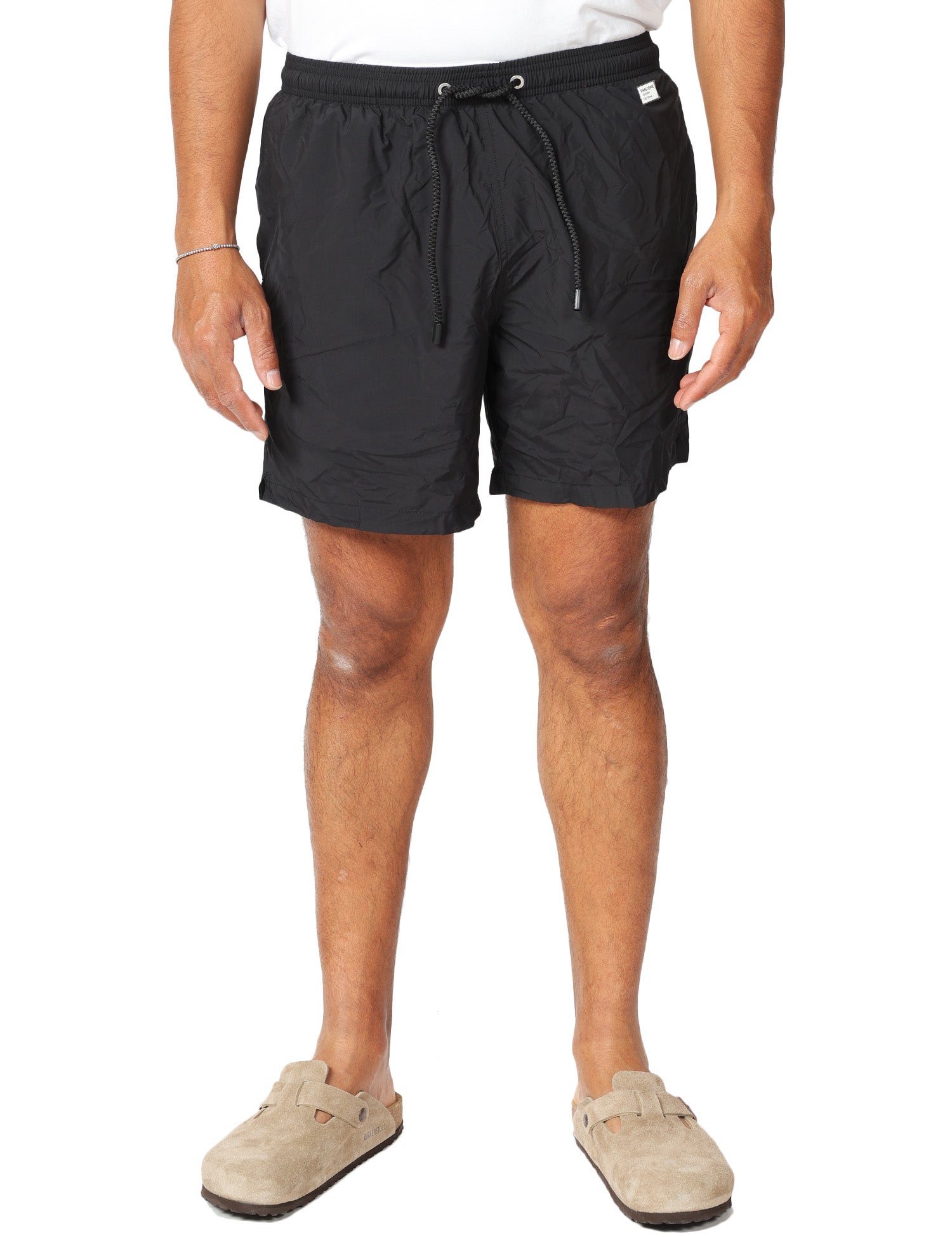 COSTUME MARE UOMO MC 2 SAINT BARTH BLACK EDIZIONE PANTONE CON COULISSE
