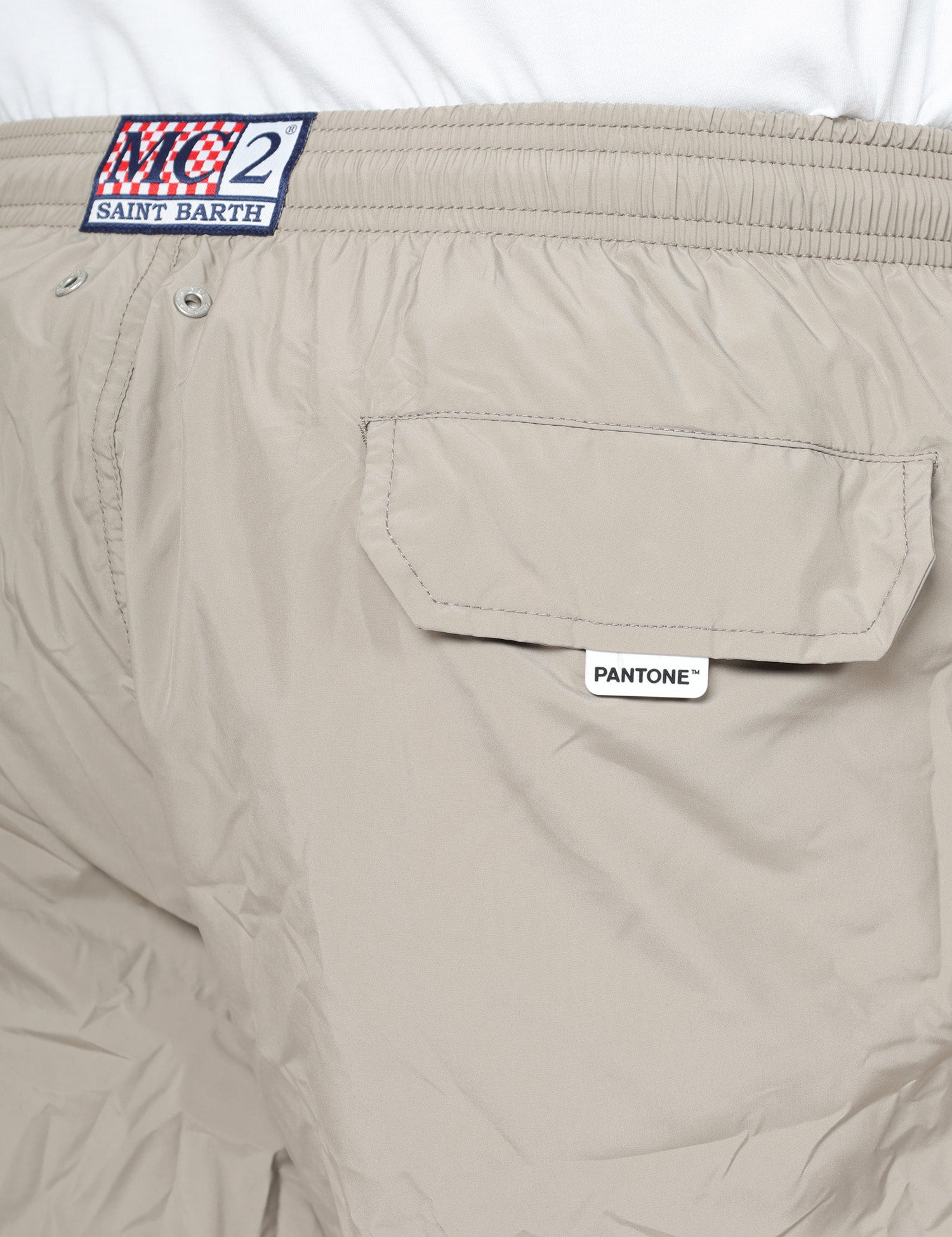 COSTUME MARE UOMO MC 2 SAINT BARTH GRIGIO EDIZIONE PANTONE CON COULISSE