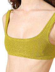 BRALETTE MARE MC 2 SAINT BARTH NAIMA PISTACCHIO IN TESSUTO CRINKLE
