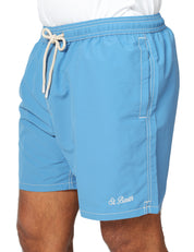 COSTUME MARE UOMO MC 2 SAINT BARTH PATMOS CELESTE CON COULISSE E RICAMO LOGO