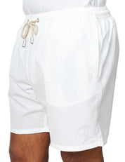 COSTUME MARE UOMO PATMOS WHITE CON COULISSE E RICAMO LOGO