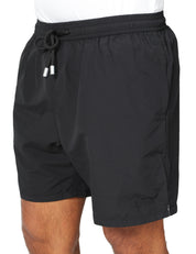 COSTUME MARE UOMO MC 2 SAINT BARTH PATMOS NERO CON COULISSE E RICAMO LOGO