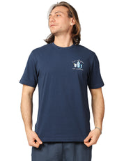 T-SHIRT UOMO MC 2 SAINT BARTH PORTOFINO BLU NAVY CON RICAMO "CREO SOLUZIONI NON PROBLEMI"