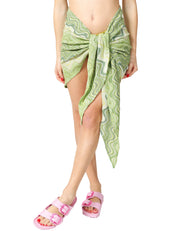 PAREO DONNA MC 2 SAINT BARTH SERY MENTA IN TESSUTO RASCHEL DEGRADè ELASTICIZZATO