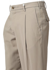 PANTALONE UOMO MYTHS TORTORA A GAMBA DRITTA CON PINCES SINGOLA