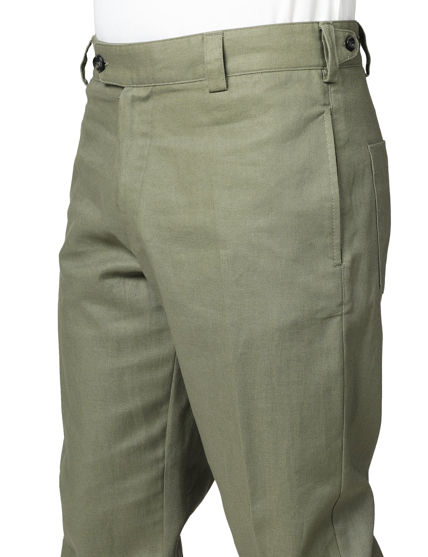 PANTALONE UOMO OFFICINA 36 SIDDI MILITARE IN MISTO COTONE