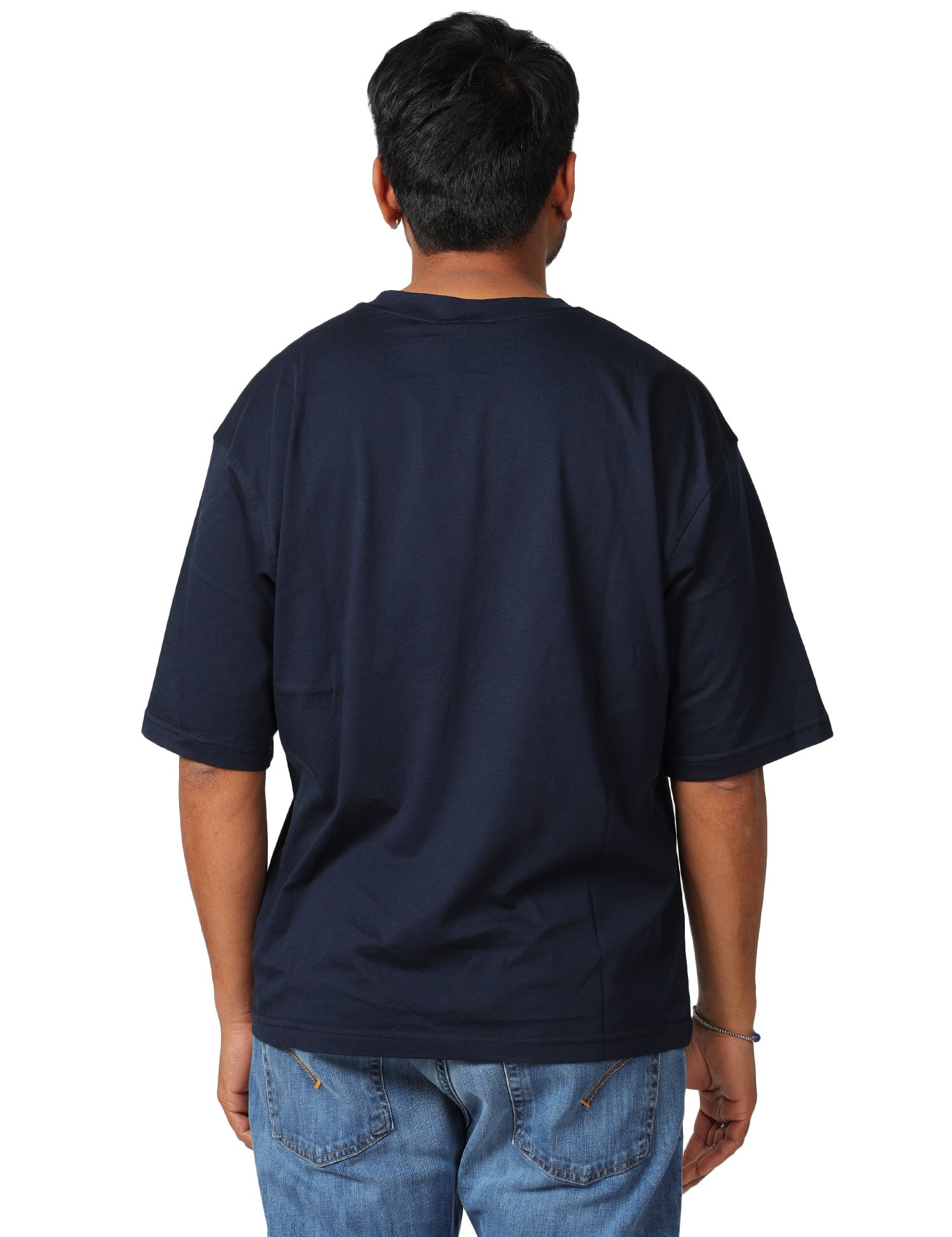T-SHIRT UOMO OFFICINA 36 BLU GIROCOLLO CON TASCA SUL PETTO