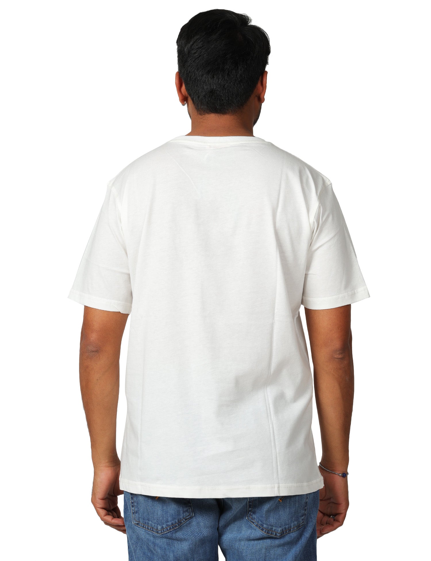 T-SHIRT UOMO OFFICINA 36 BIANCA GIROCOLLO IN JERSEY
