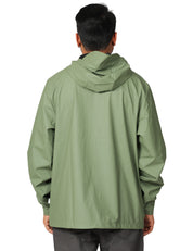 GIACCA UOMO POCKET WELL CON CAPPUCCIO E TASCHE DAVANTI IN TESSUTO PU IMPERMEABILE