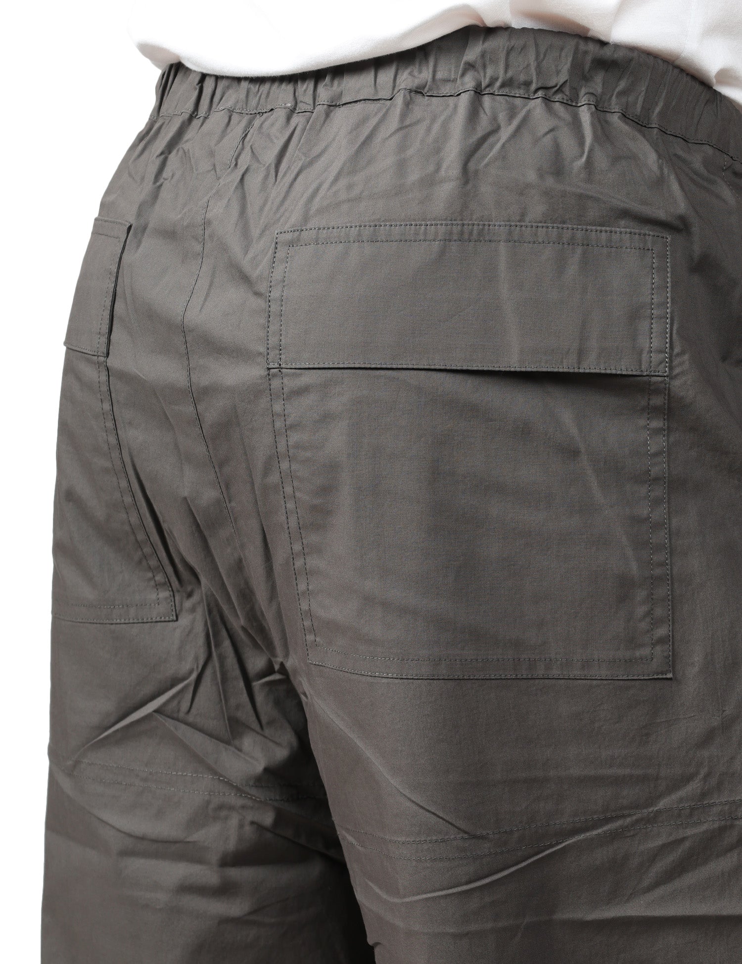 PANTALONE UOMO ROBERTO COLLINA GRIGIO CON ELASTICO IN VITA E GAMBA DRITTA