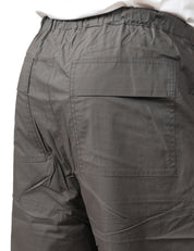 PANTALONE UOMO ROBERTO COLLINA GRIGIO CON ELASTICO IN VITA E GAMBA DRITTA