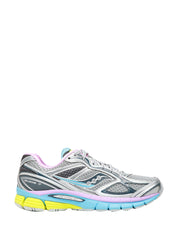 SCARPA DONNA SAUCONY PROGRID GUIDE GREY/AQUA CON INSERTI IN GOMMA E TOMAIA IN MESH TRASPIRANTE