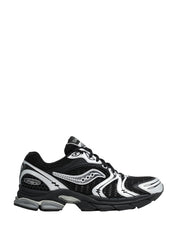 SCARPA UOMO SAUCONY PROGRID TRIUMPH 4 BLACK/SILVER CON INSERTI IN GOMMA