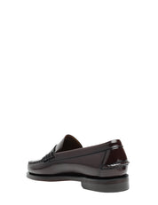 MOCASSINO UOMO SEBAGO CLASSIC DAN BURGUNDY IN PELLE LISCIA E SUOLA IN GOMMA