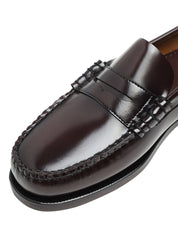 MOCASSINO UOMO SEBAGO CLASSIC DAN BURGUNDY IN PELLE LISCIA E SUOLA IN GOMMA