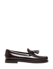 MOCASSINO DONNA SEBAGO CLASSIC WILL BURGUNDY IN PELLE LISCIA CON NAPPINE