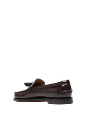 MOCASSINO DONNA SEBAGO CLASSIC WILL BURGUNDY IN PELLE LISCIA CON NAPPINE