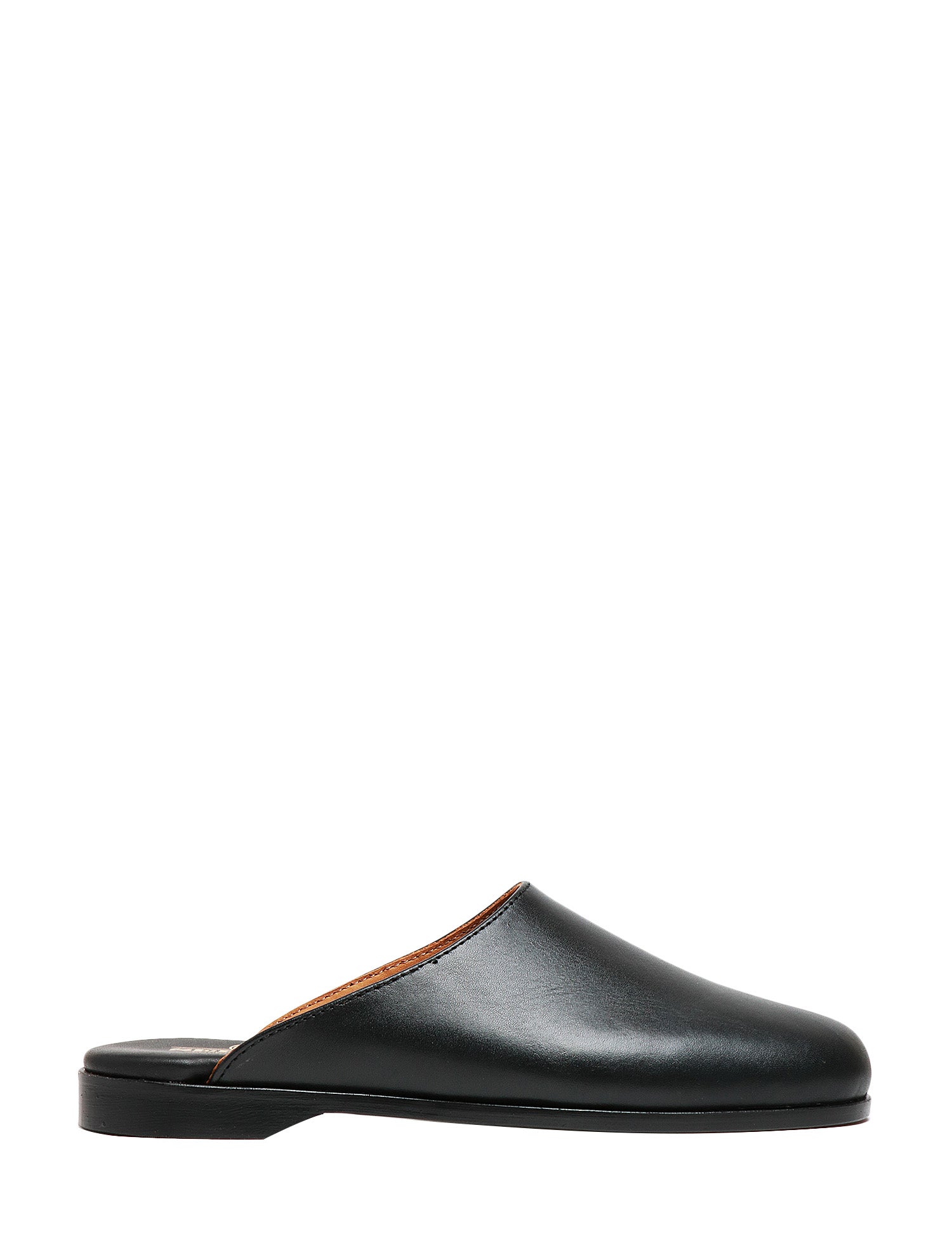 CIABATTA DONNA SEBAGO DAFNE BLACK IN PELLE NAPPA CON SUOLA IN CUOIO