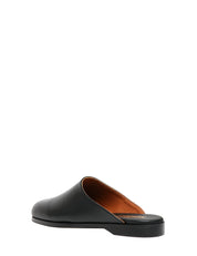 CIABATTA DONNA SEBAGO DAFNE BLACK IN PELLE NAPPA CON SUOLA IN CUOIO