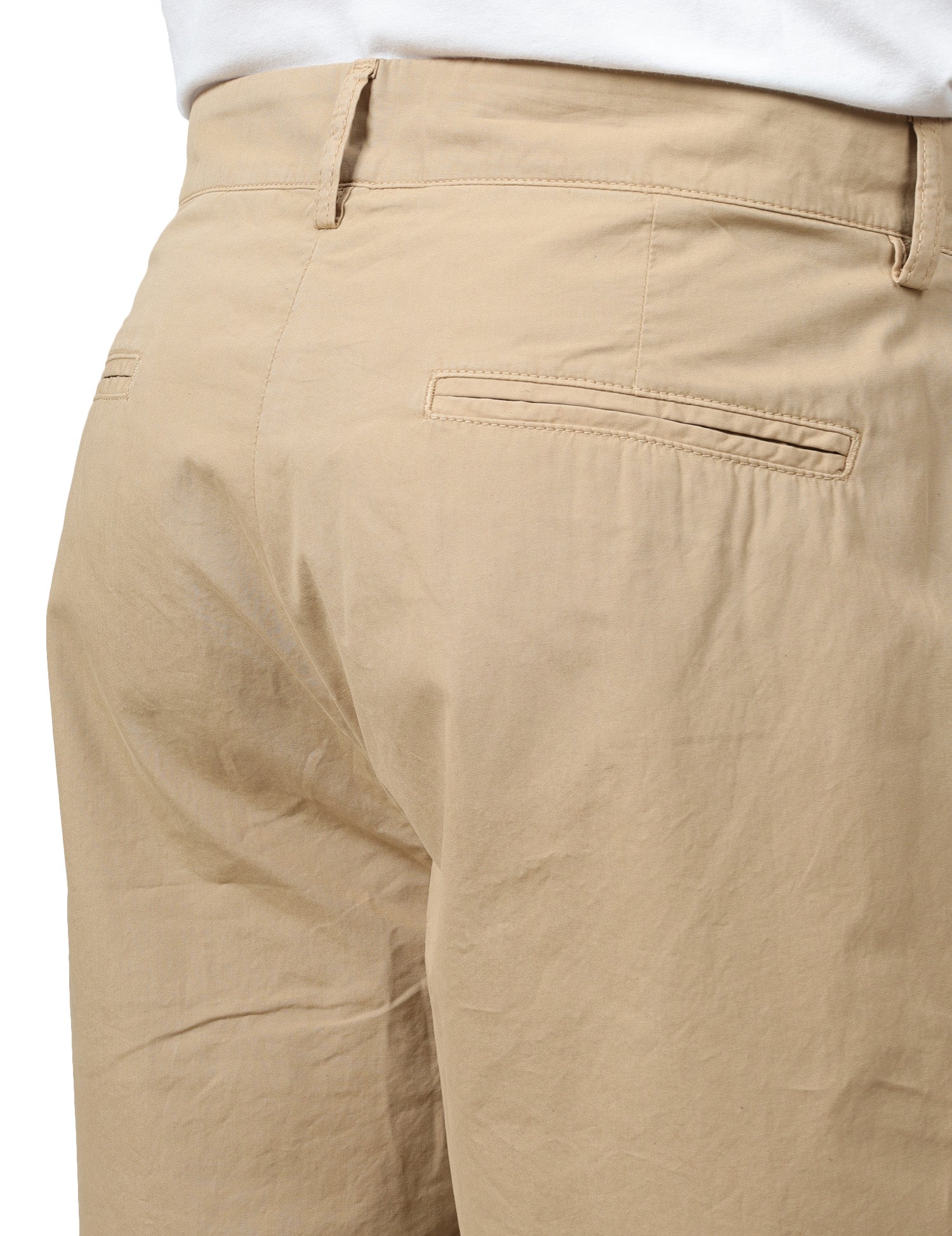 BERMUDA UOMO SEBAGO SASANOA BEIGE CHINO 100% COTONE