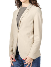 GIACCA DONNA SEVENTY GHIACCHIO MONOPETTO CON BOTTONE SINGOLO IN RETE TECNICA BISTRETCH