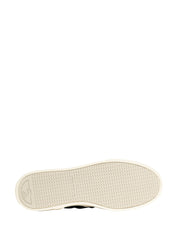 SCARPA UOMO S.W.C. LISTER BLACK SLIP ON IN SUEDE CON SUOLA IN GOMMA