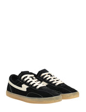 SCARPA UOMO S.W C. SURMA BLACK IN PELLE SCAMOSCIATA E SUOLA IN GOMMA