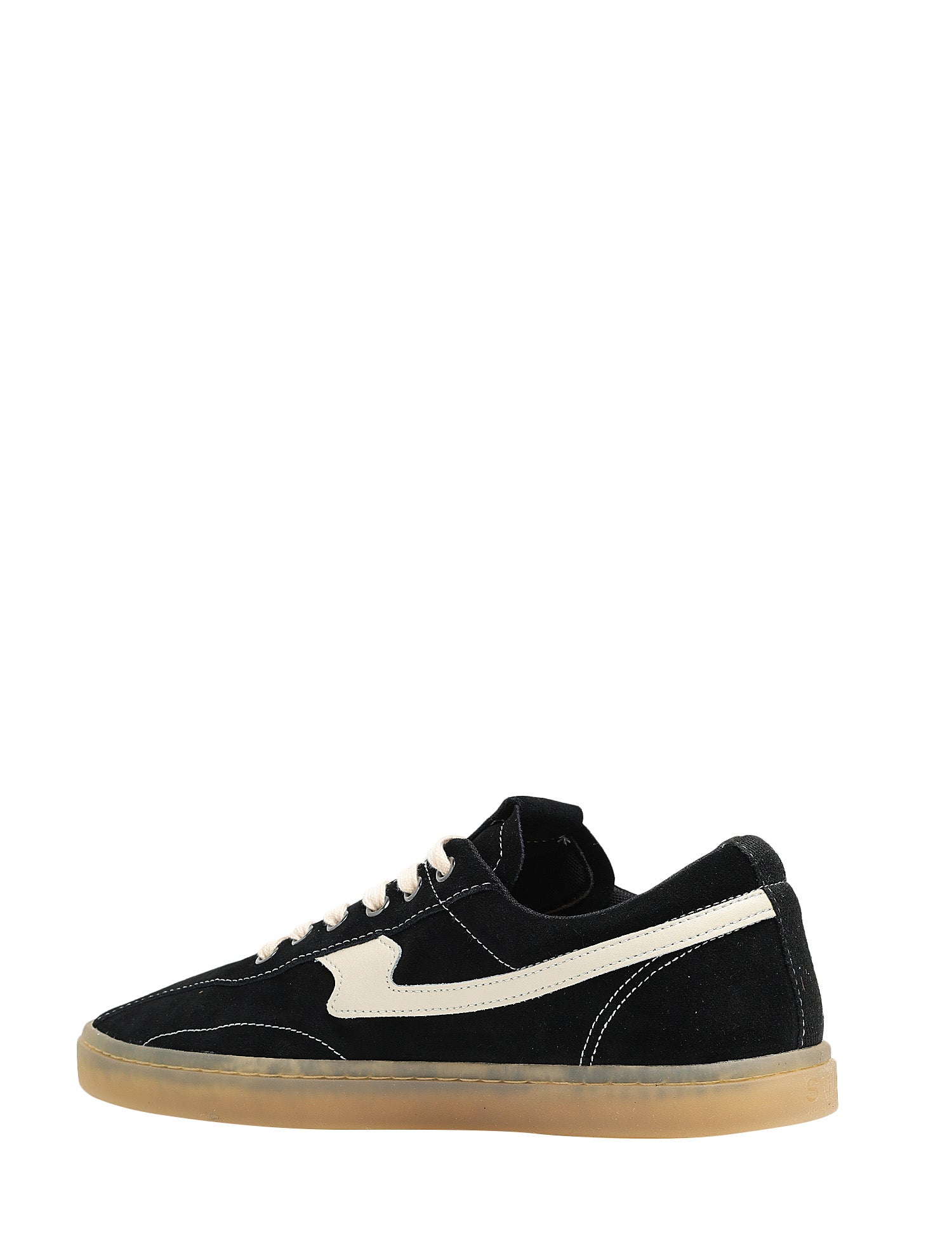 SCARPA UOMO S.W C. SURMA BLACK IN PELLE SCAMOSCIATA E SUOLA IN GOMMA