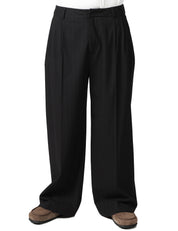 PANTALONE UOMO THESTROY INNO GESSATO WIDE LEG CON PINCES IN MISTO VISCOSA STRETCH