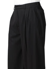 PANTALONE UOMO THESTROY INNO GESSATO WIDE LEG CON PINCES IN MISTO VISCOSA STRETCH