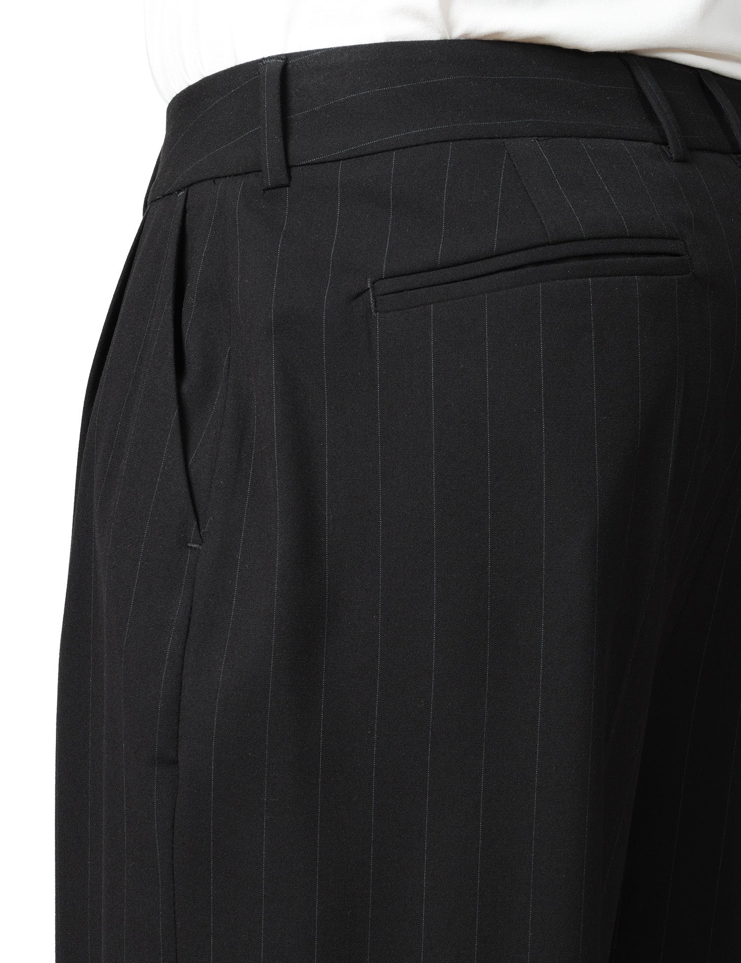 PANTALONE UOMO THESTROY INNO GESSATO WIDE LEG CON PINCES IN MISTO VISCOSA STRETCH