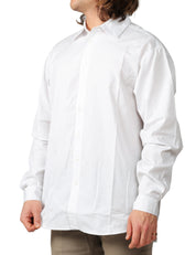 CAMICIA UOMO WHITESAND BIANCA A RIGHE RELAXED FIT