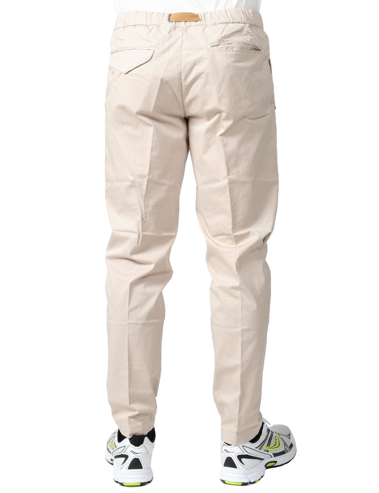 PANTALONE UOMO WHITESAND GREG GHIACCHIO IN COTONE CON CINTURA REGOLABILE IN VITA
