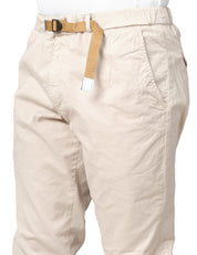 PANTALONE UOMO WHITESAND GREG GHIACCHIO IN COTONE CON CINTURA REGOLABILE IN VITA
