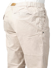 PANTALONE UOMO WHITESAND GREG GHIACCHIO IN COTONE CON CINTURA REGOLABILE IN VITA