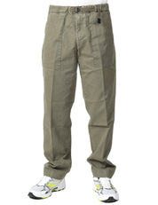 PANTALONE UOMO WHITESAND MILITARE IN COTONE CON CINTURA REGOLABILE IN VITA E TASCHE