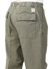 PANTALONE UOMO WHITESAND MILITARE IN COTONE CON CINTURA REGOLABILE IN VITA E TASCHE