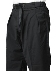PANTALONE UOMO WHITESAND NERO A GAMBA DRITTA CON PINCES E VITA REGOLABILE